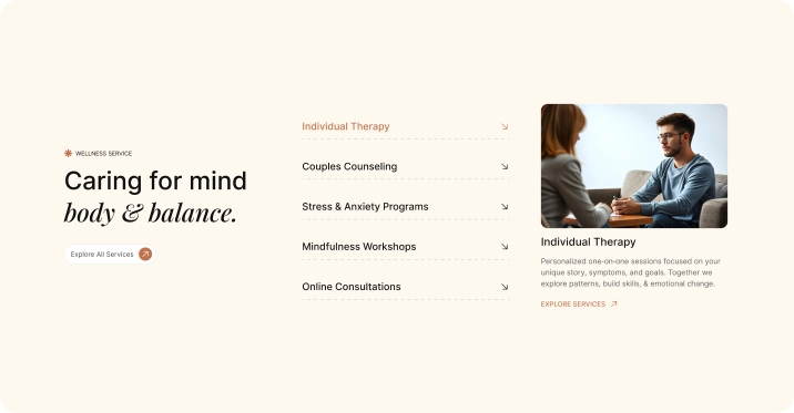 Divi click animation example