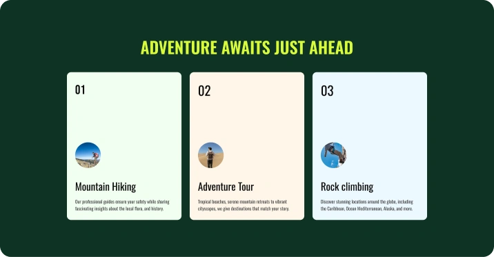 Divi hover animation example
