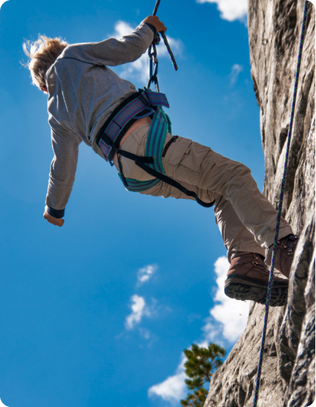 rock climbing
