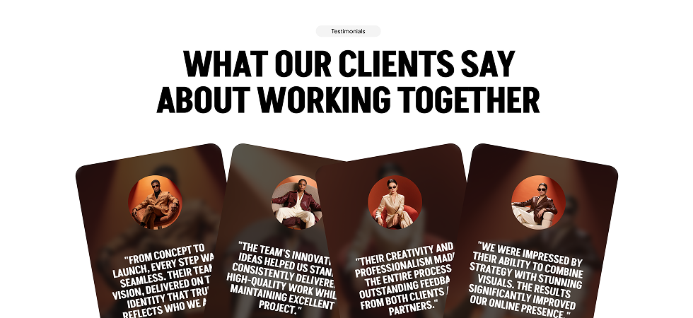 Divi Elastic Cards Hover Animation Premade Layouts by DiviMotion