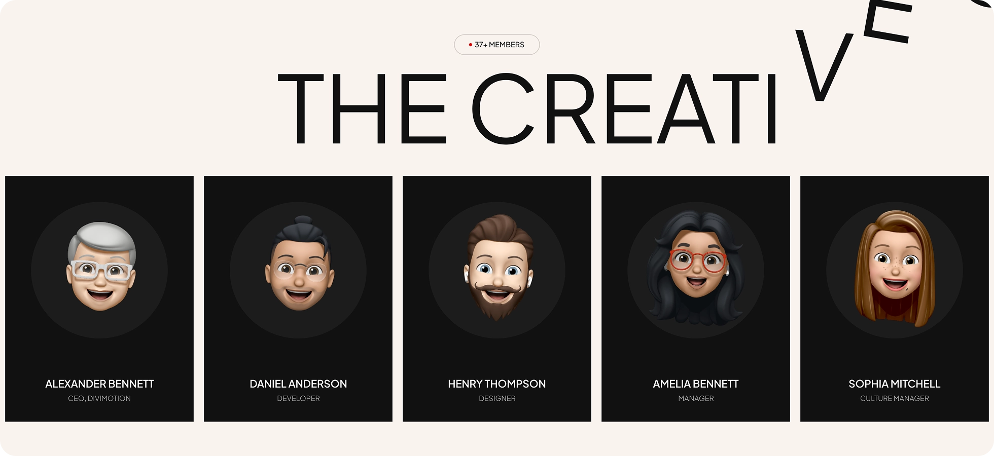Divi Horizontal Scrolling Text Animation Premade Layouts by DiviMotion