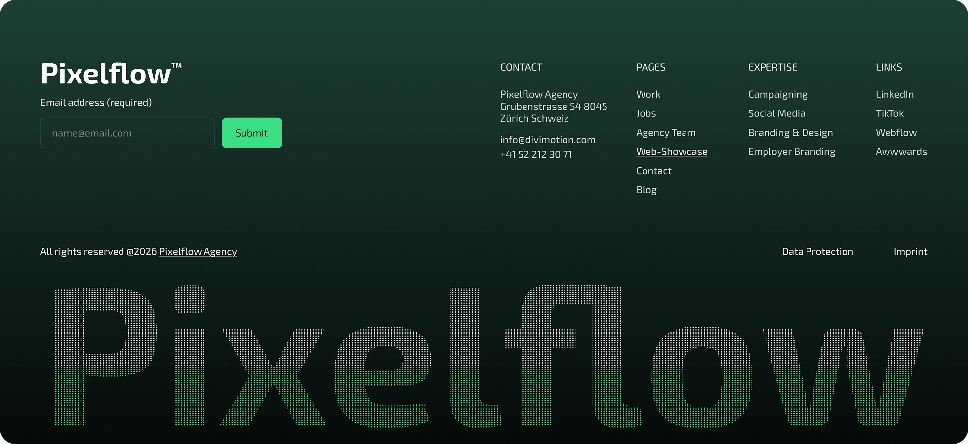 Divi Particle Text Effect Premade Layouts by DiviMotion
